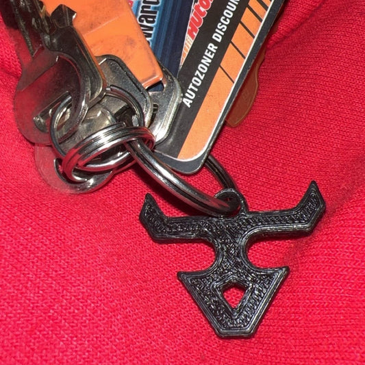 Double R Logo 3D Printed Keychain